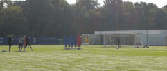 Entraînement ouvert au public ce matin