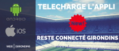 Téléchargez l'appli WebGirondins !