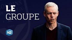 Bordeaux-Locminé : le groupe des Girondins sans Jousselin et Vandenabeele