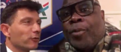 Basile Boli n'arrive pas à dire "Allez Bordeaux"