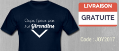 Boutique : Encore 24h pour commander votre T-shirt MyGirondins !
