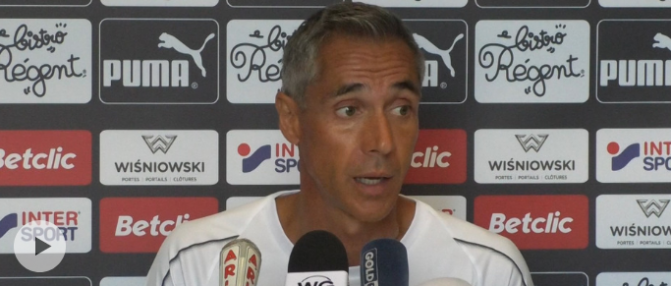 Paulo Sousa : "On va affronter une équipe plus déterminée que jamais"