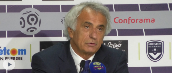 Vahid Halilhodzic : "Tout le monde doit savoir qu'on est mauvais"