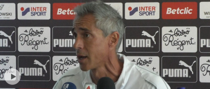 Paulo Sousa : "Metz, Brest et Amiens ne sont pas des équipes à notre portée"