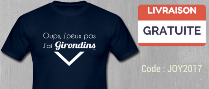 Boutique : Encore 24h pour commander votre T-shirt MyGirondins !