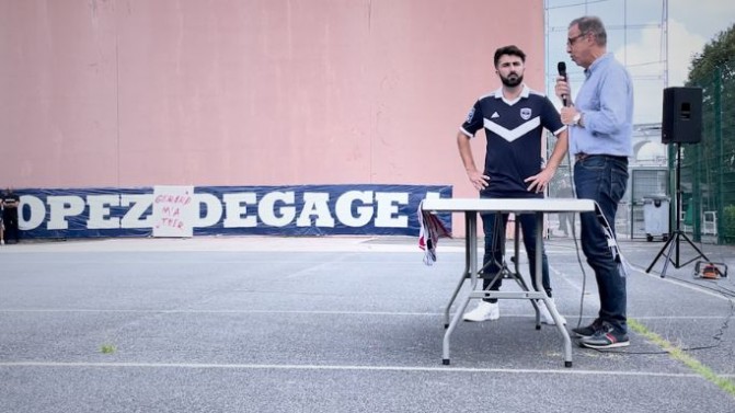 Girondins. Monsieur Gérard Lopez, vous avez un message