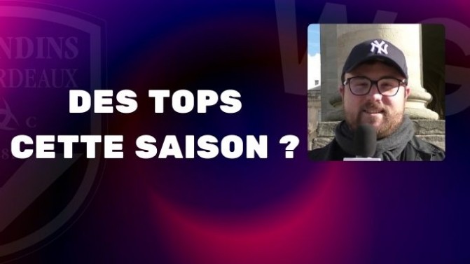 Samuel Vaslin donne un encouragement à un joueur des Girondins sur ce début de saison