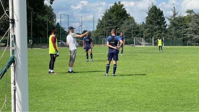 Girondins : le staff muscle son jeu, technique et tactique à l'entraînement