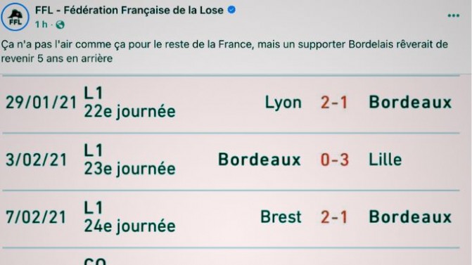 Girondins : la FFL chambre les supporters sur la chute du club