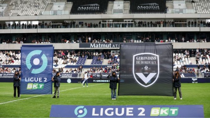 Bordeaux en tête des affluences de la 24e journée de Ligue 2