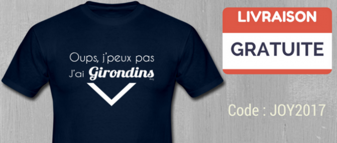 Boutique : Encore 24h pour commander votre T-shirt MyGirondins !