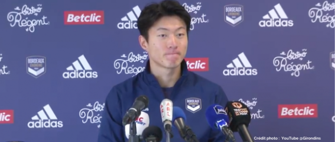 Hwang Ui-Jo : "À l'entraînement, j'ai fait beaucoup d'efforts pour être performant"