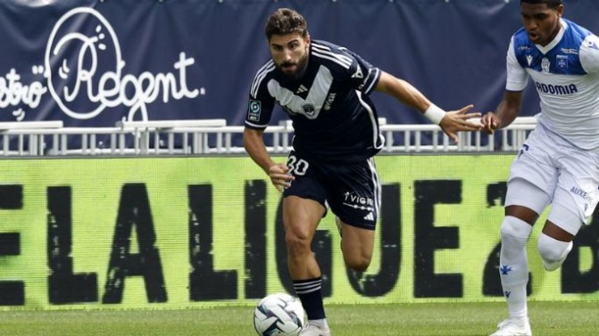 Zuriko Davitashvili Bordelais du match face à Caen !