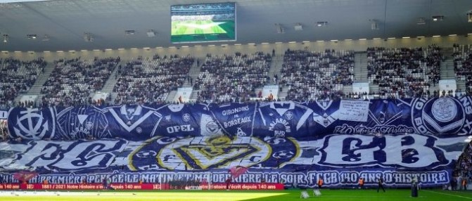 Bordeaux 8e affluence de Ligue 1