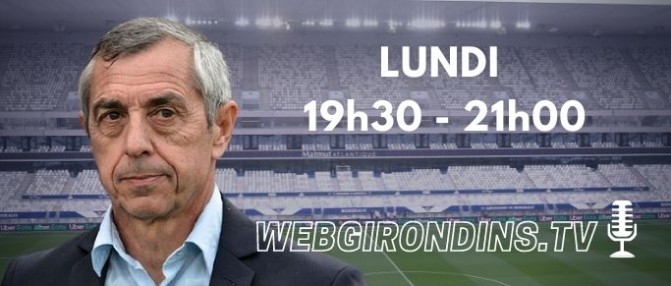 Le Talk WebGirondins avec Alain Giresse lundi à 19h30