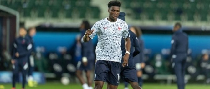 L'ancien joueur des Girondins Aurélien Tchouaméni titulaire avec les Espoirs