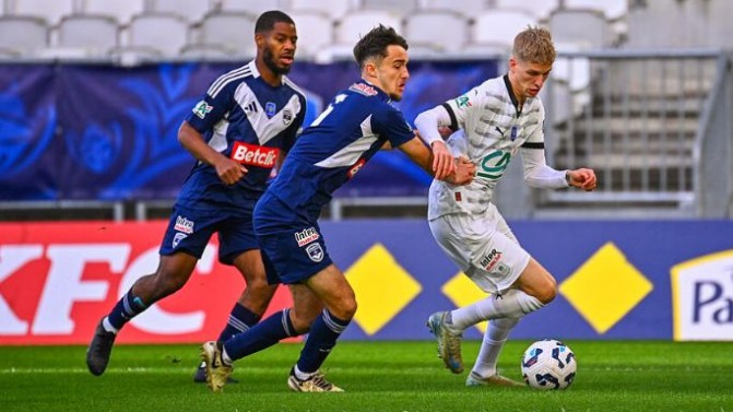 Jean Grillot désigné meilleur joueur des Girondins face à Rennes