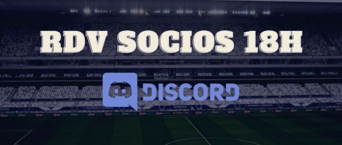 Rdv socios WebGirondins à 18h sur Discord