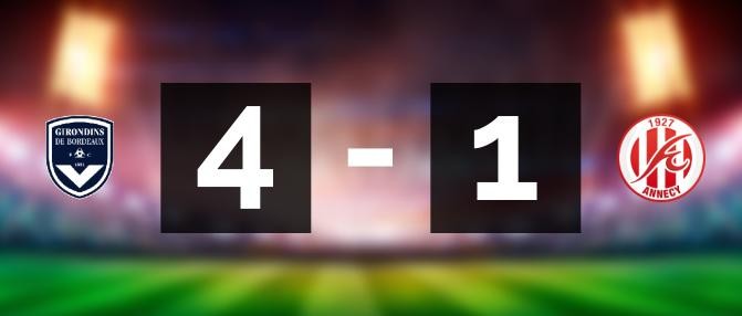 Revivez Bordeaux-Annecy (4-1)