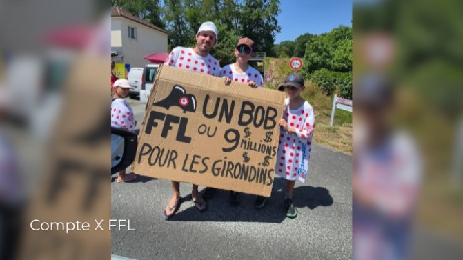 "Un Bob FFL ou 9 millions pour les Girondins" : le clin d'œil qui amuse sur le Tour de France