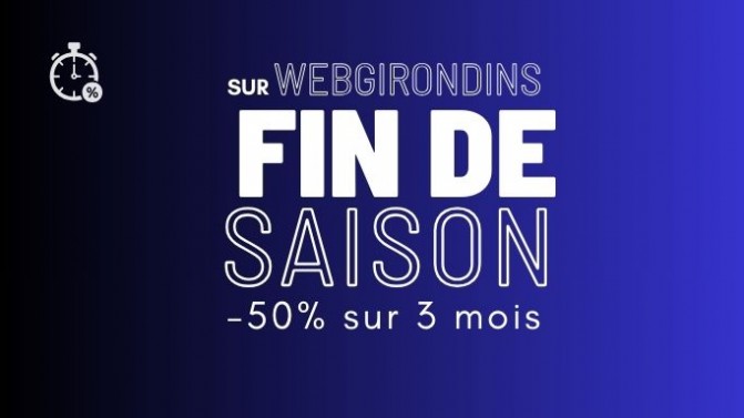 Dernier jour : -50% pendant 3 mois