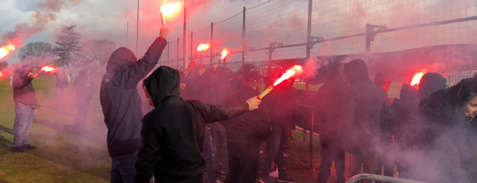 Les UB87 sont au Haillan pour parler aux joueurs