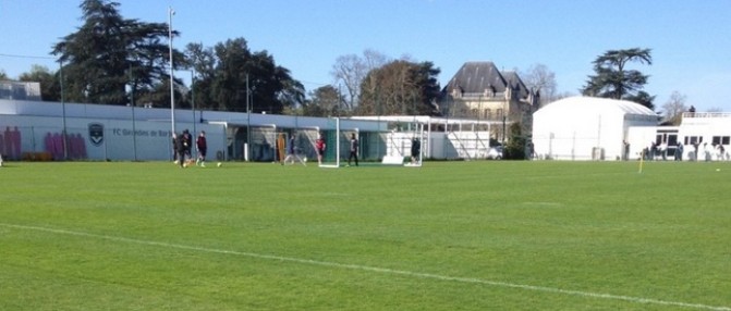 L’entraînement de mercredi matin ouvert à la presse