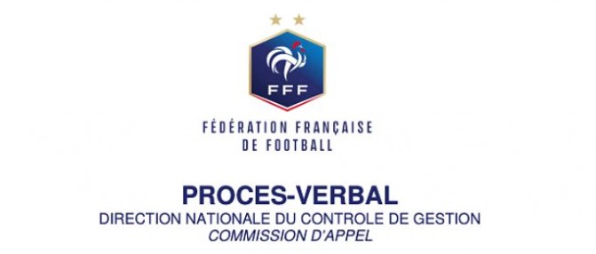 Premières décisions de la commission d'appel de la FFF
