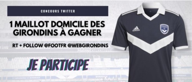 Derniers jours : un maillot domicile des Girondins à gagner