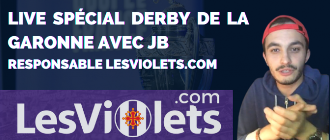 Emission spéciale Derby de la Garonne à 19h30