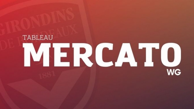 Mercato Girondins : le tableau des transferts du 31 janvier