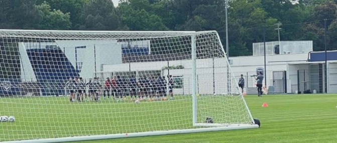 Premières images de Pedro Diaz à l'entraînement avec les Girondins