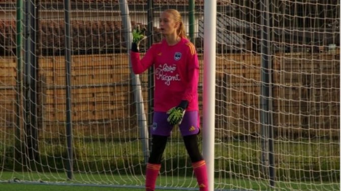 Girondins : réaction de la gardienne de but Orphée Roubine après le cleansheet face au Pau FC