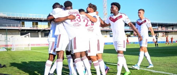 Rodez-Bordeaux : images de joie en dehors et dans le vestiaire des Girondins