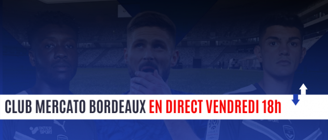 Club Mercato Bordeaux : Posez questions avant l'émission