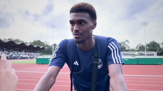 Réaction de Jean Harisson Marcelin après son premier match avec les Girondins