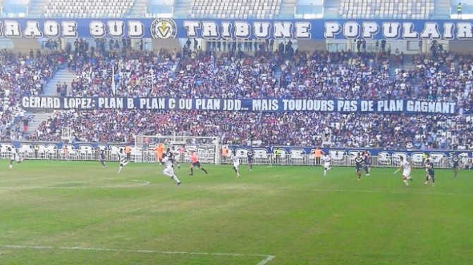 Girondins : le Virage Sud charge Gérard Lopez et la direction de Bordeaux