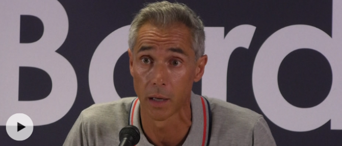 Paulo Sousa : "Le propriétaire, Eduardo et Frédéric m'ont donné de la confiance"