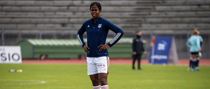 Le 11 des féminines face à Reims avec Khadija Shaw