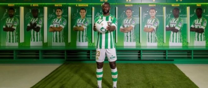 L’ancien des Girondins Youssouf Sabaly à l’entraînement avec le Betis