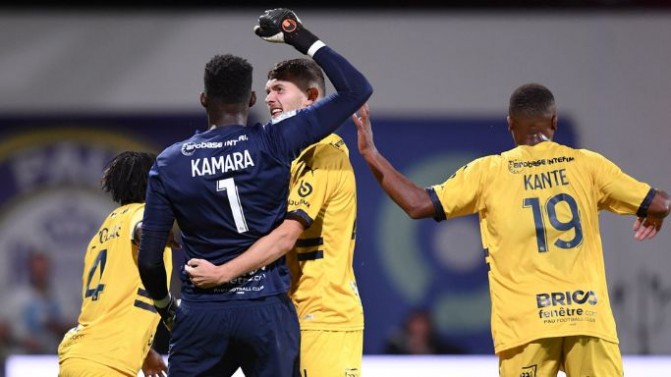 Bingourou Kamara (gardien du Pau FC) : "On a réussi à faire ce qu'on avait décidé"