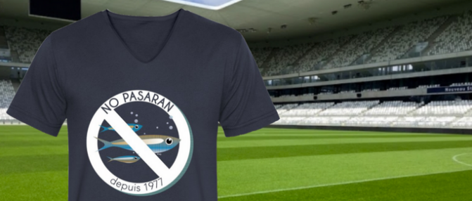 T-shirt Bordeaux - OM : NO PASARAN