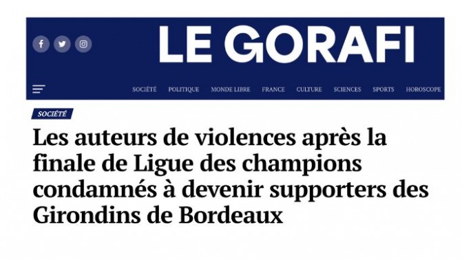 Girondins : Le Gorafi tourne en dérision la descente aux enfers de Bordeaux