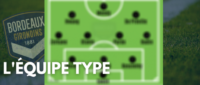 L’équipe type de la préparation des Girondins