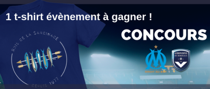 OM - Bordeaux : un t-shirt "roi de la sardinade à gagner"