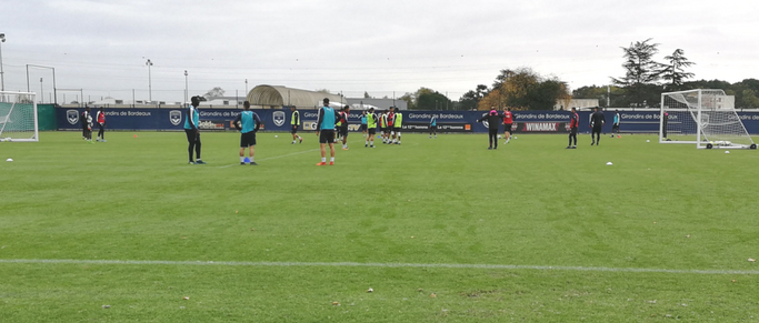Entraînement : Travail devant le but et jeu