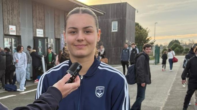 Réaction de Maelie Yvorel après la victoire des Girondins en Coupe d'Aquitaine