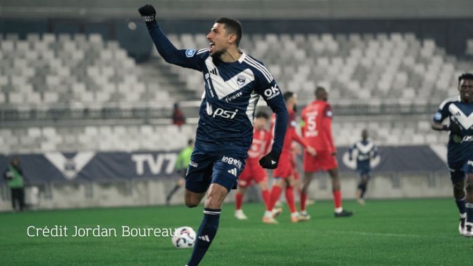 Girondins : Yanis Merdji désigné meilleur bordelais du match face au Poiré-sur-Vie