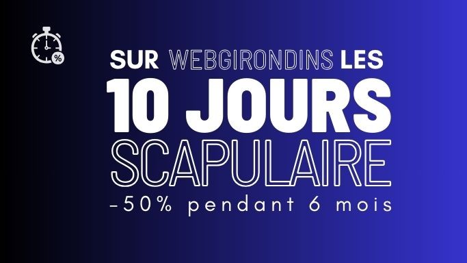 Dernier jour pour profiter de 50% de réduction pendant 6 mois sur WebGirondins