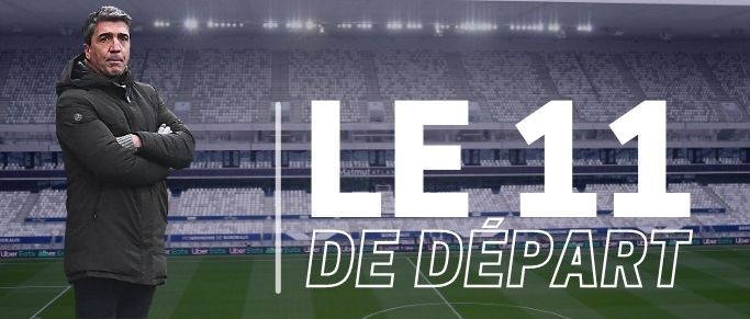 Brest-Bordeaux : le 11 des Girondins avec un nouveau